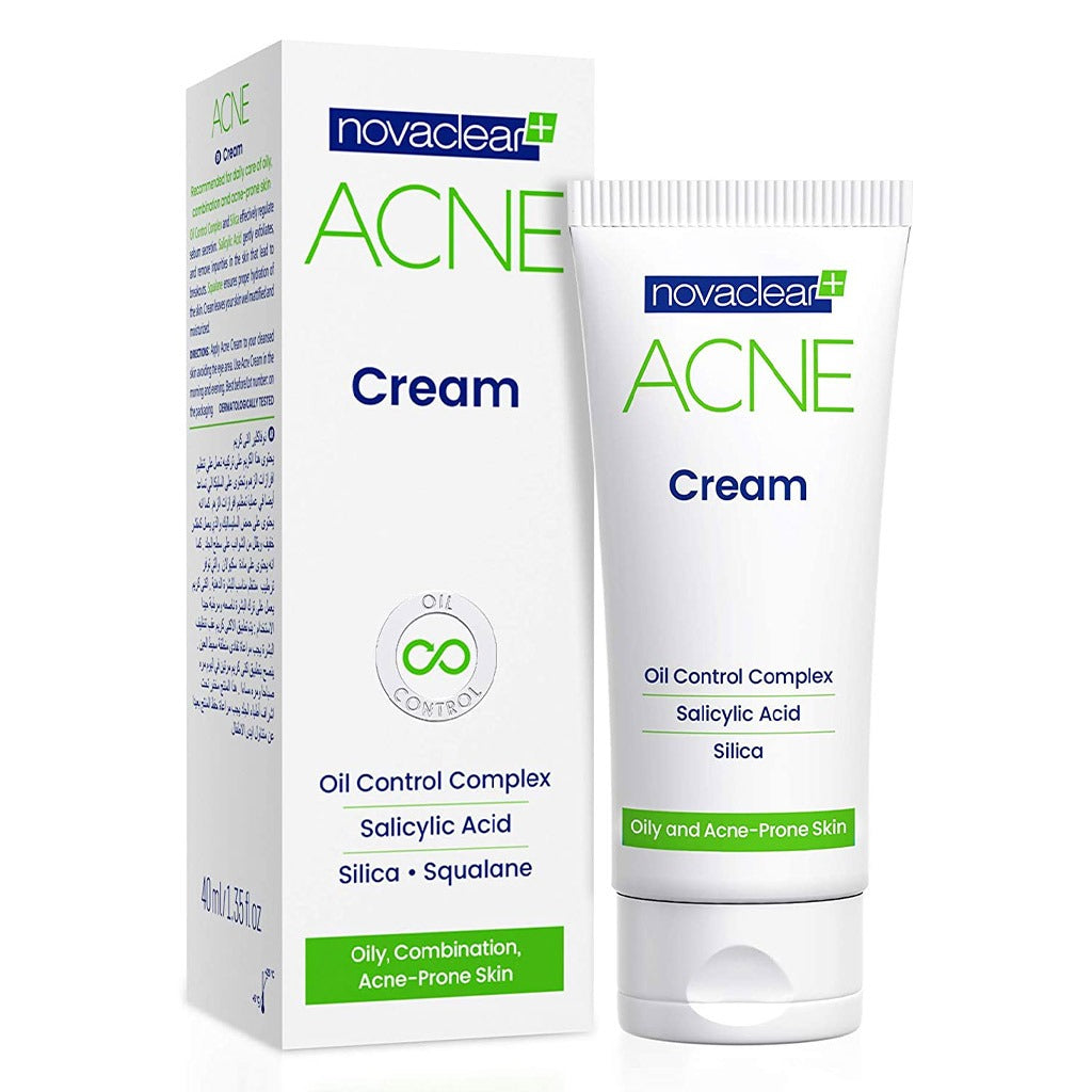 Novaclear Acne Cream With Salicylic Acid For Oily And Acne Prone Skin 40ml - Easy Pharmacy LLC