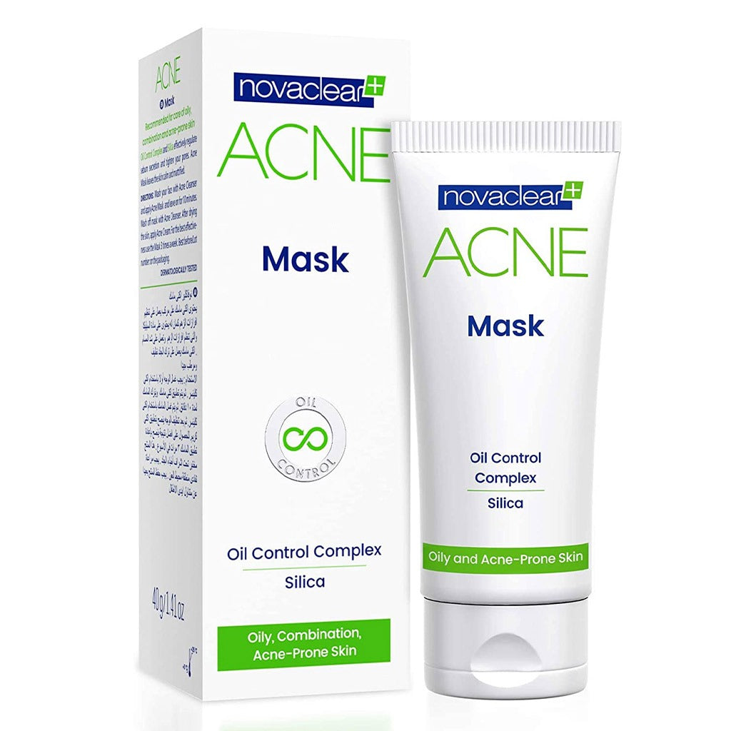 Novaclear Oil Control Mattifying Acne Mask For Oily, Acne-Prone and Combination Skin 40g - Easy Pharmacy LLC