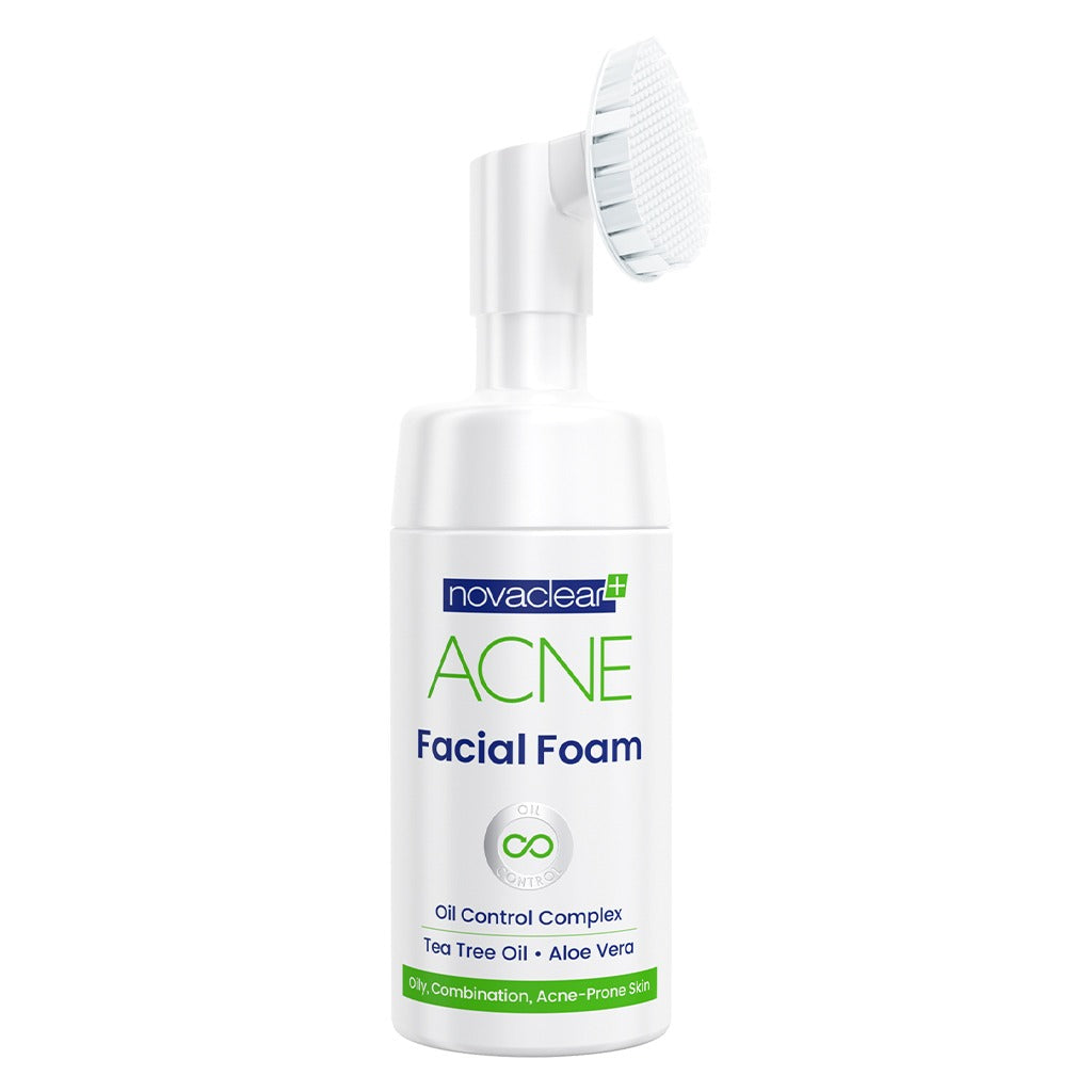 Novaclear Acne Oil Control Facial Foam Cleanser For Oily, Acne-Prone and Combination Skin 100ml - Easy Pharmacy LLC