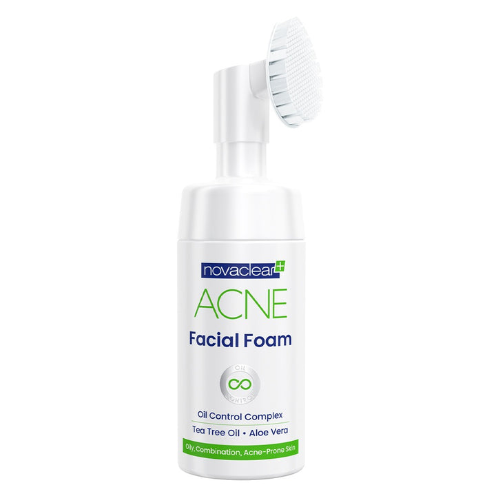 Novaclear Acne Oil Control Facial Foam Cleanser For Oily, Acne-Prone and Combination Skin 100ml - Easy Pharmacy LLC