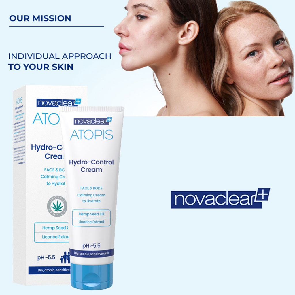 Novaclear Atopis Hydro-Control Calming & Hydrating Cream For Dry, Atopic & Sensitive Skin 250ml - Easy Pharmacy LLC