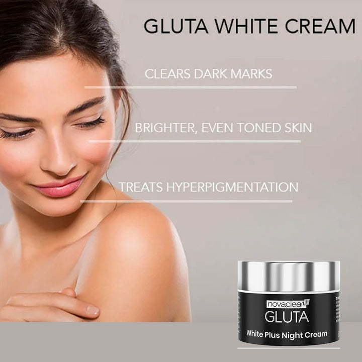 Novaclear Gluta White Plus Facial Night Cream For pigmentation and dark spots 50ml - Easy Pharmacy LLC