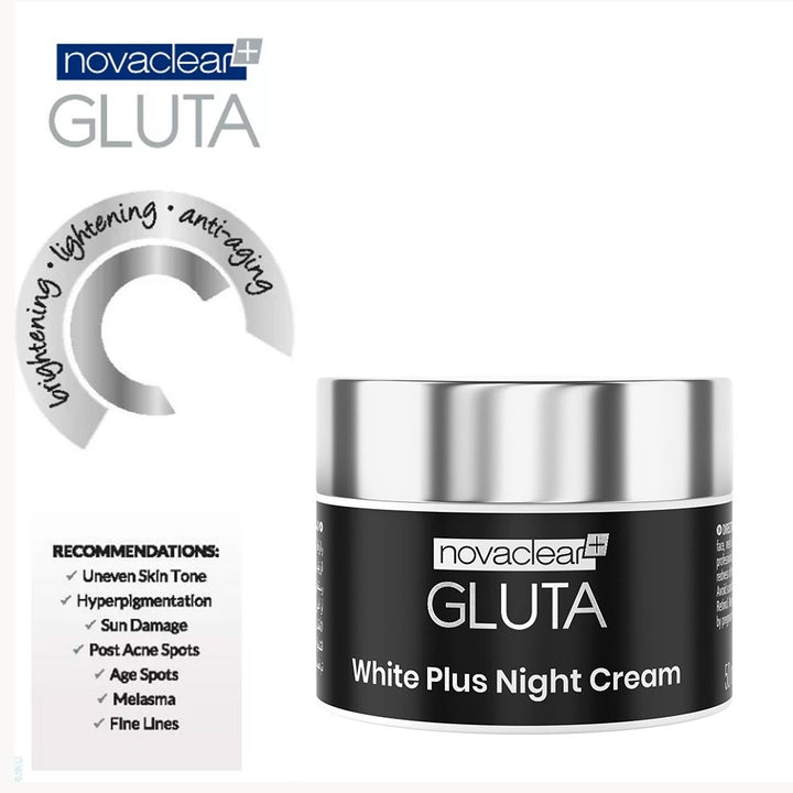 Novaclear Gluta White Plus Facial Night Cream For pigmentation and dark spots 50ml - Easy Pharmacy LLC