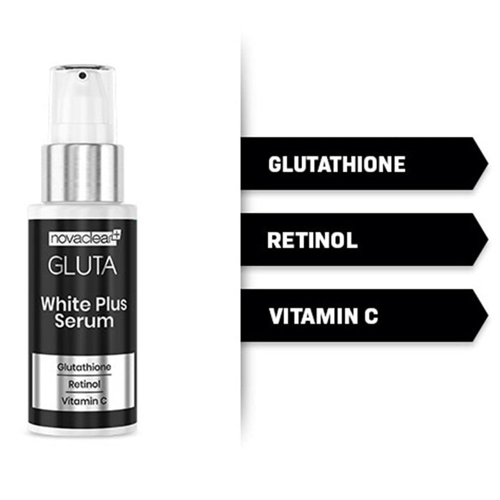 Novaclear Gluta White Plus Facial Night Serum For pigmentation and dark spots 30ml - Easy Pharmacy LLC