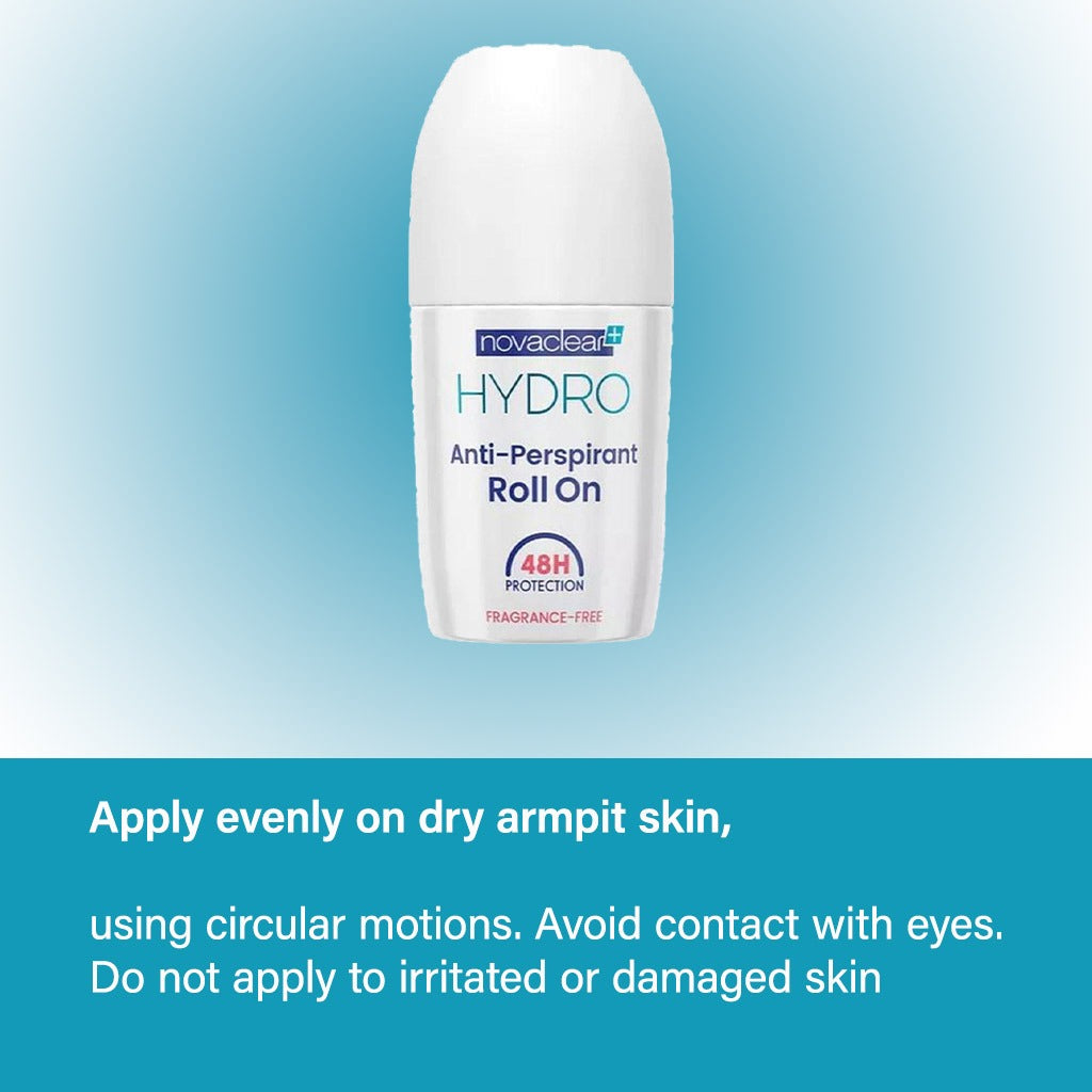 Novaclear Hydro Fragrance Free Anti-Perspirant Roll-On 50ml - Easy Pharmacy LLC