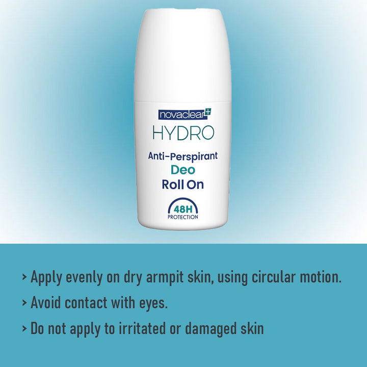 Novaclear Hydro Anti-Perspirant Deo Roll-On With Hyaluronic Acid & Aloe Vera 50ml - Easy Pharmacy LLC