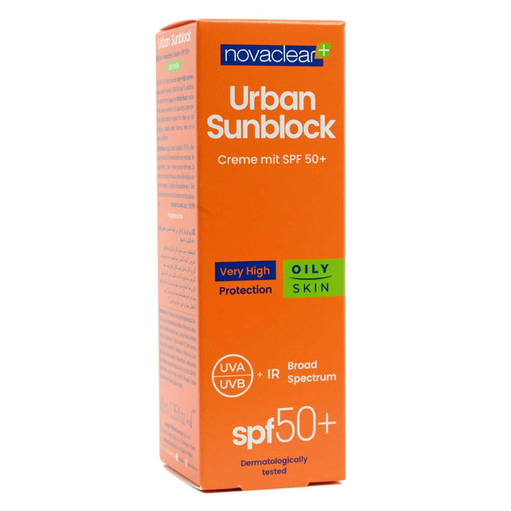 Novaclear Urban Sunblock SPF 50+ Cream For Oily Skin 40ml - Easy Pharmacy LLC