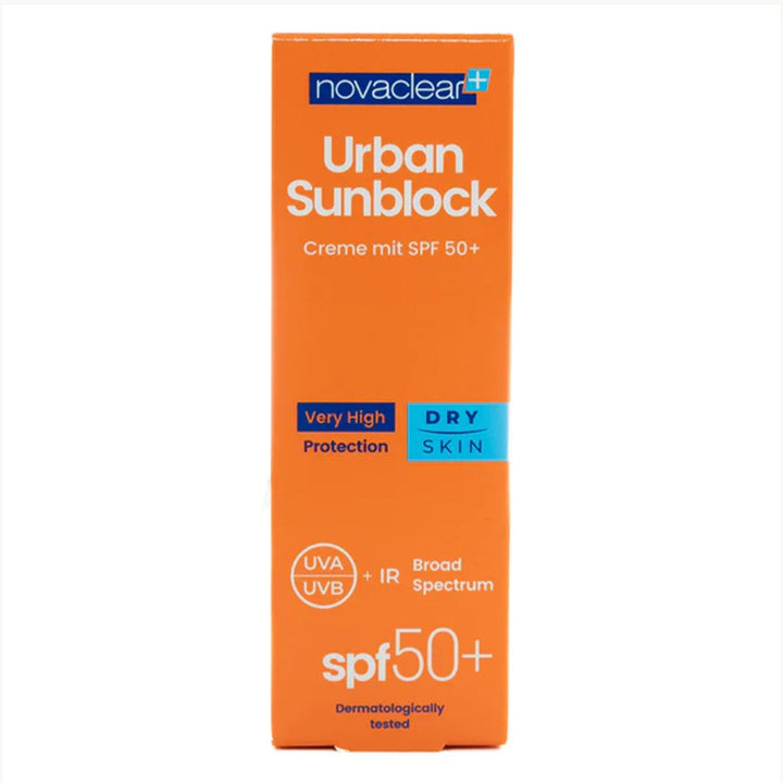 Novaclear Urban Sunblock SPF 50+ Cream For Dry Skin 40ml - Easy Pharmacy LLC