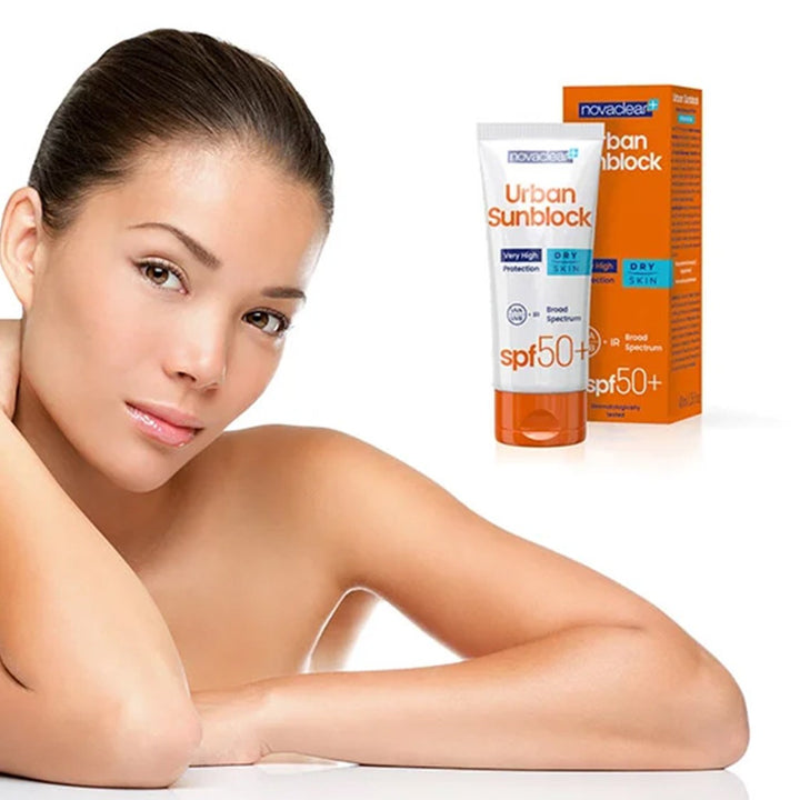Novaclear Urban Sunblock SPF 50+ Cream For Dry Skin 40ml - Easy Pharmacy LLC