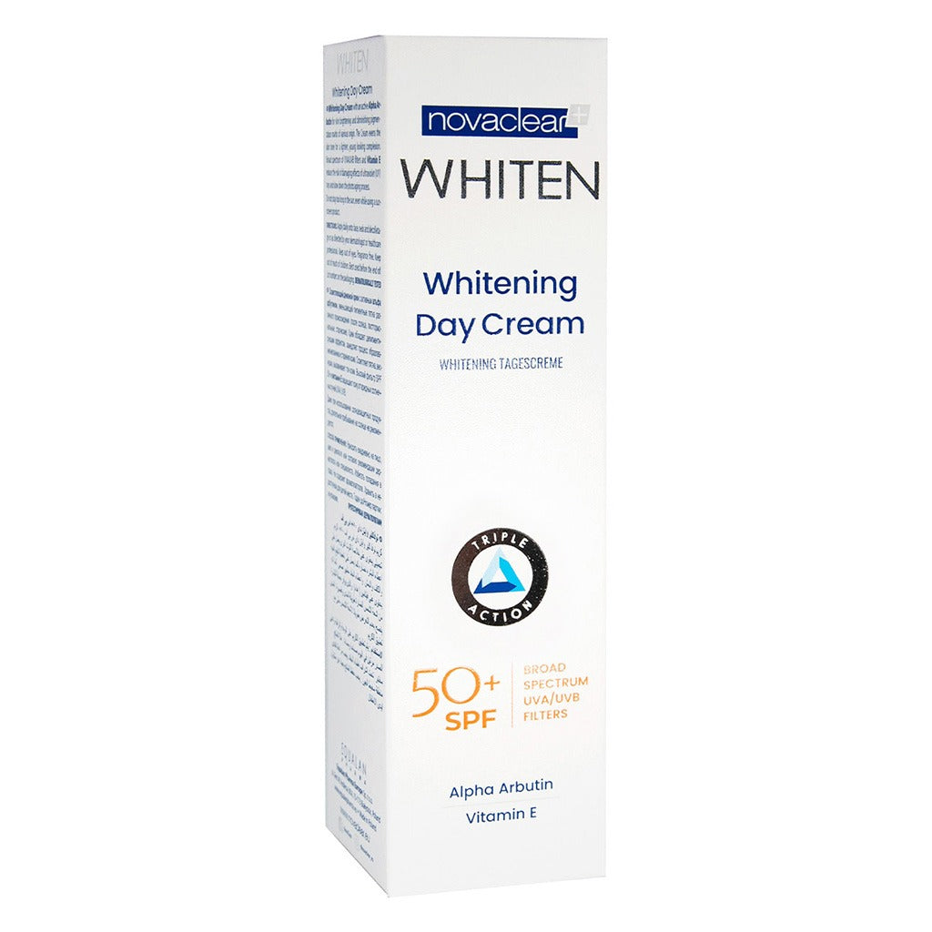 Novaclear Whitening Facial Brightening Day Cream with SPF50+, 50ml - Easy Pharmacy LLC