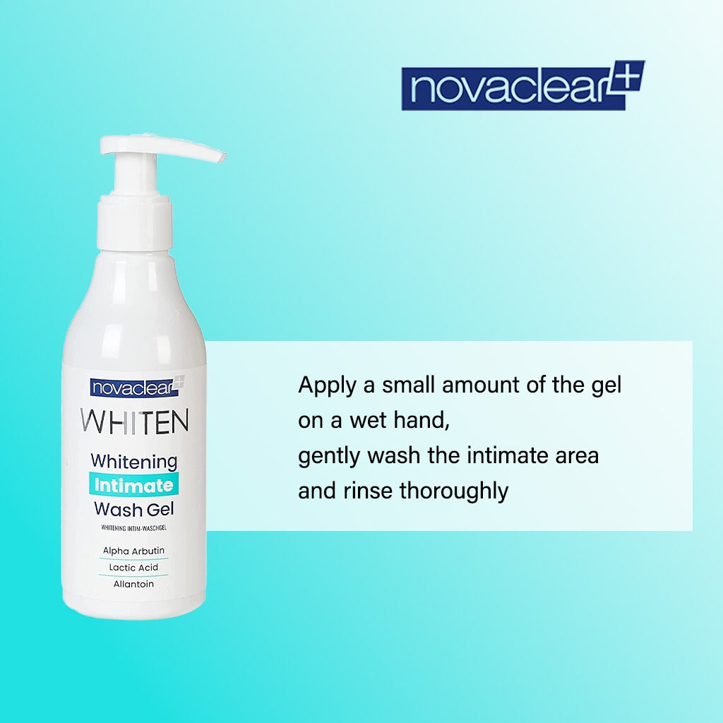 Novaclear Whitening Feminine Intimate Wash Gel 200ml - Easy Pharmacy LLC