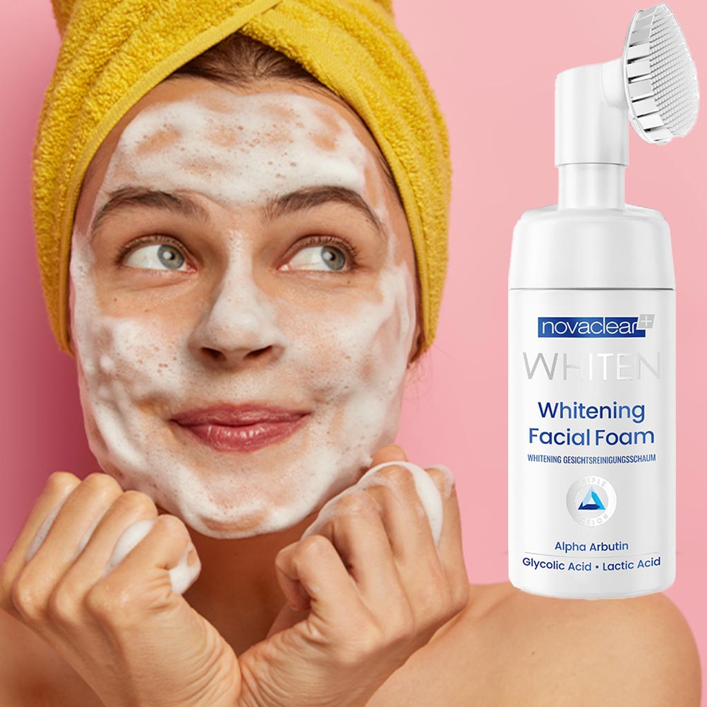 Novaclear Whitening Cleansing Facial Foam 100ml - Easy Pharmacy LLC