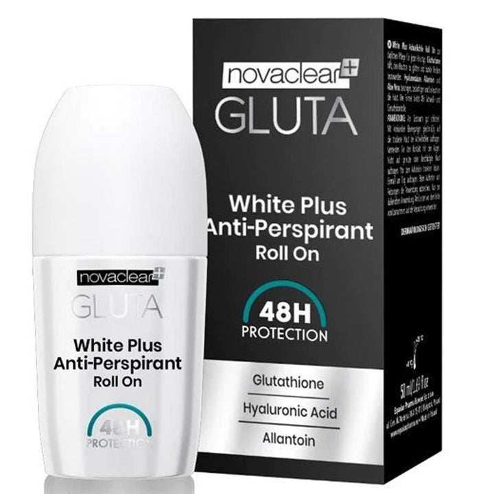 Novaclear Gluta White Plus Anti-Perspirant Whitening Roll-On 50ml - Easy Pharmacy LLC