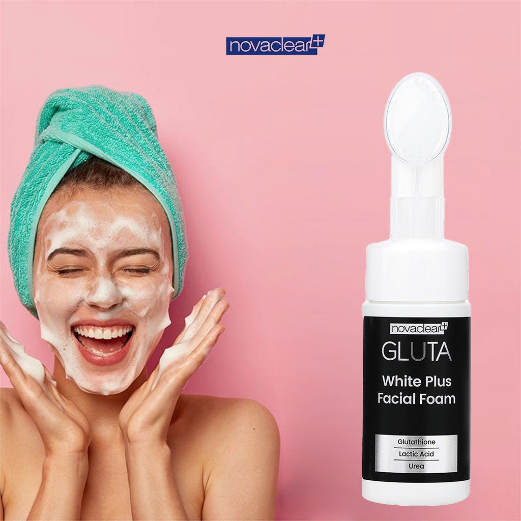 Novaclear Gluta White Plus Facial Foam With Glutathione 100ml - Easy Pharmacy LLC