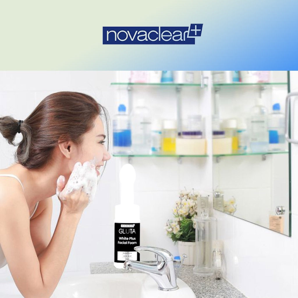 Novaclear Gluta White Plus Facial Foam With Glutathione 100ml - Easy Pharmacy LLC