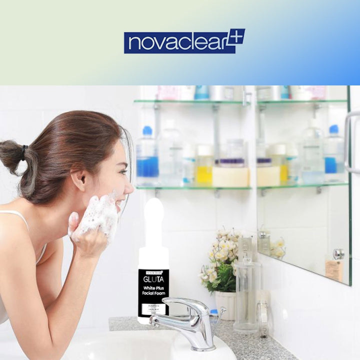 Novaclear Gluta White Plus Facial Foam With Glutathione 100ml - Easy Pharmacy LLC