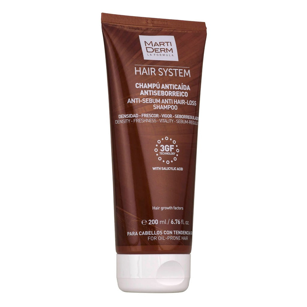 Marti Derm Hair System Antisebum Anti-Hair Loss Shampoo 200ml - Easy Pharmacy LLC