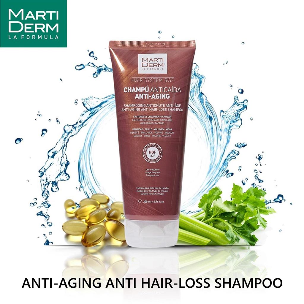 Marti Derm Hair System Antisebum Anti-Hair Loss Shampoo 200ml - Easy Pharmacy LLC