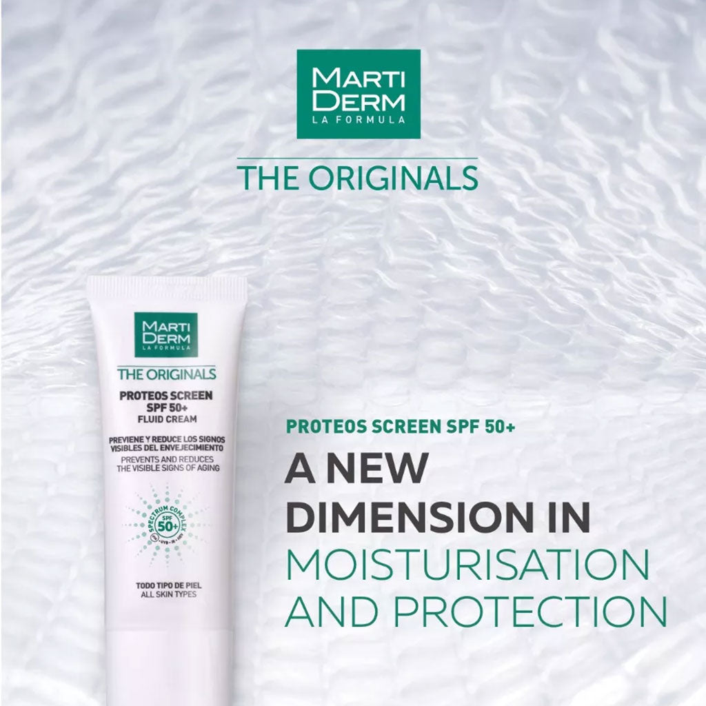 Marti Derm The Originals Proteos Screen Fluid Cream with SPF 50+, 40ml - Easy Pharmacy LLC