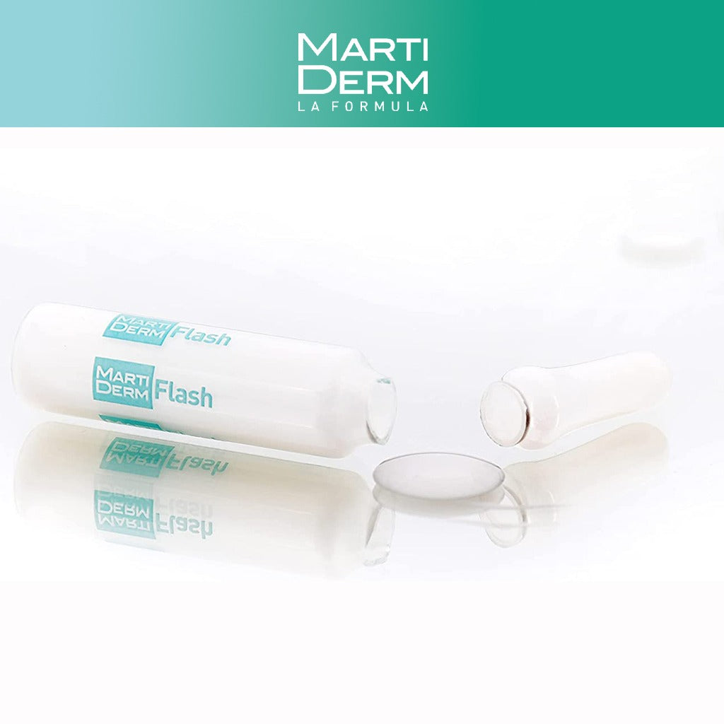 Marti Derm The Originals Flash Ampoules With Immediate Anti-fatigue & Skin Illuminating effect 5 × 2ml - Easy Pharmacy LLC