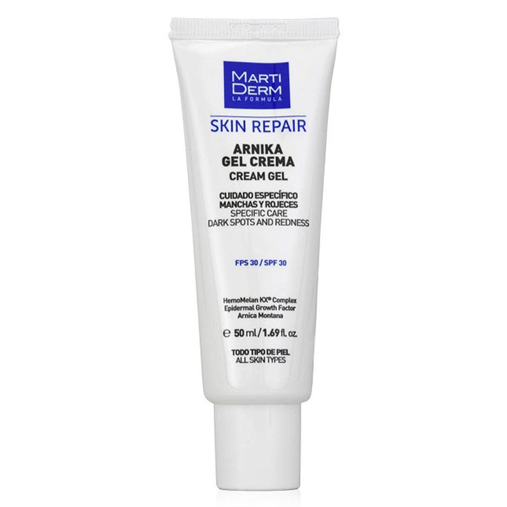 Marti Derm Skin Repair Arnika Cream Gel with SPF30 For dark spots & redness, 50ml - Easy Pharmacy LLC