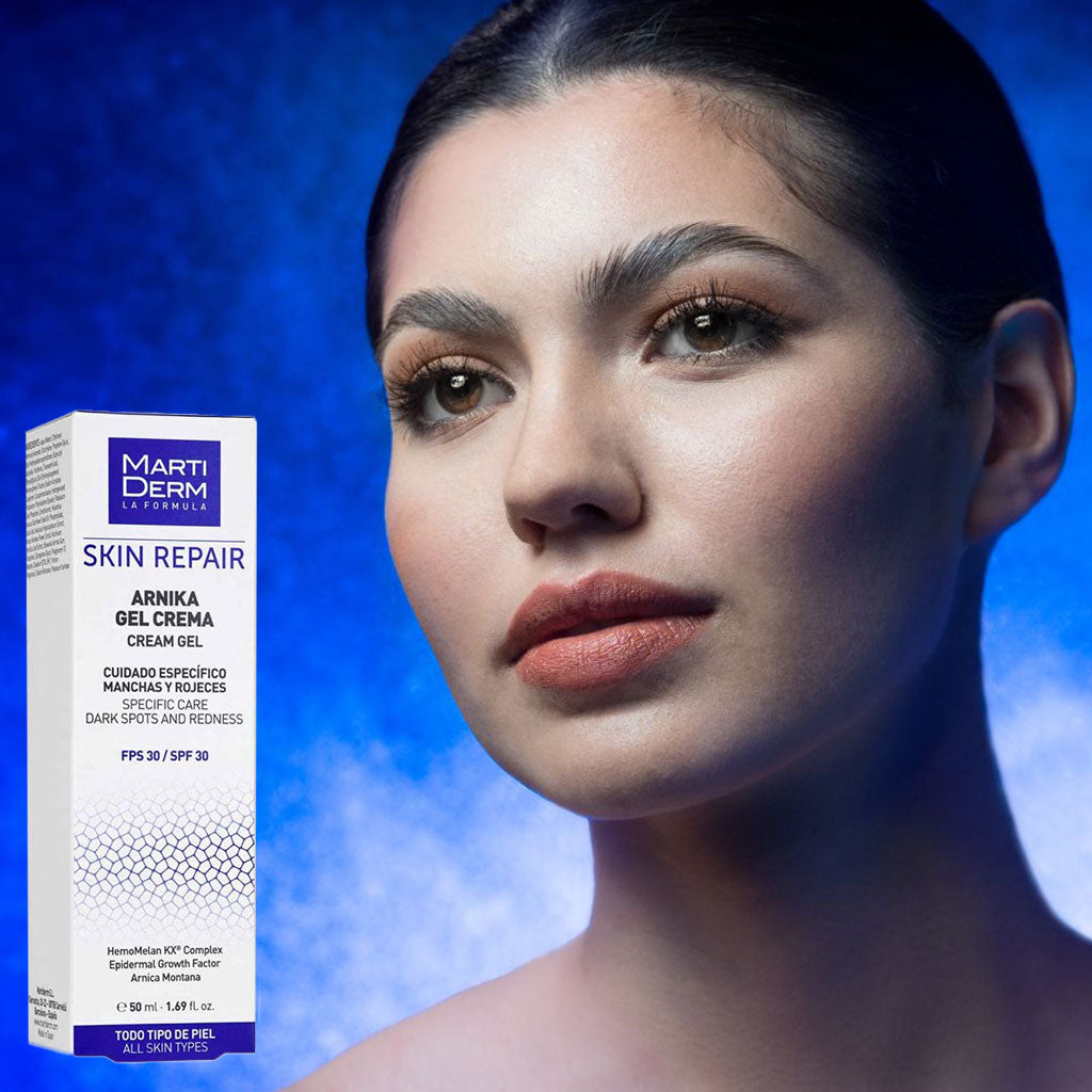 Marti Derm Skin Repair Arnika Cream Gel with SPF30 For dark spots & redness, 50ml - Easy Pharmacy LLC