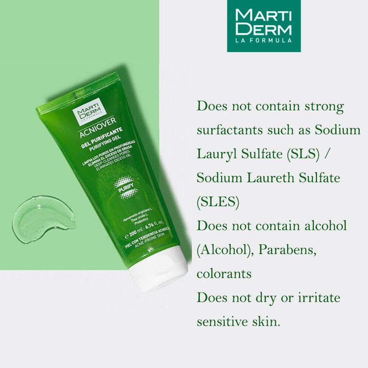 Marti Derm Acniover Purifying Gel 200ml - Easy Pharmacy LLC