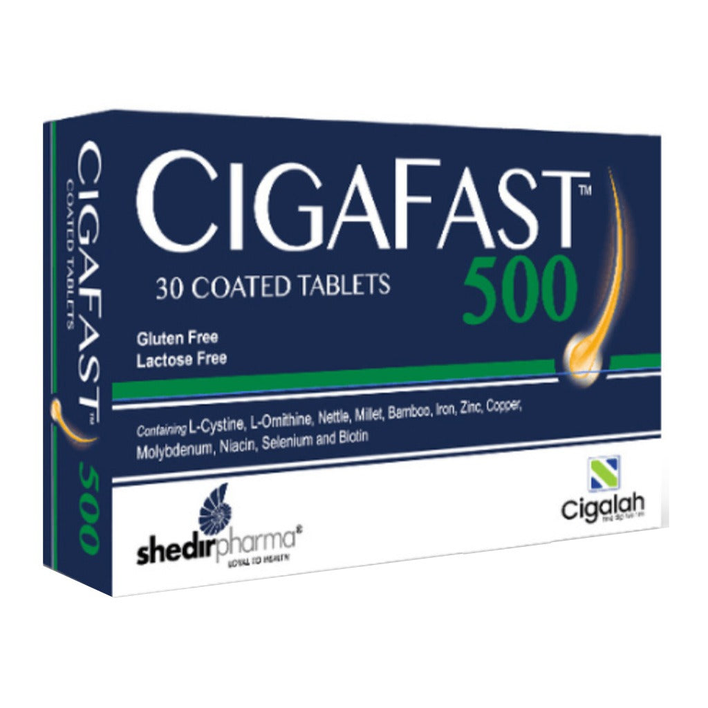 Cigafast 500 Coated Tablet Supplement For Strong Hair And Nails, Pack of 30's - Easy Pharmacy LLC