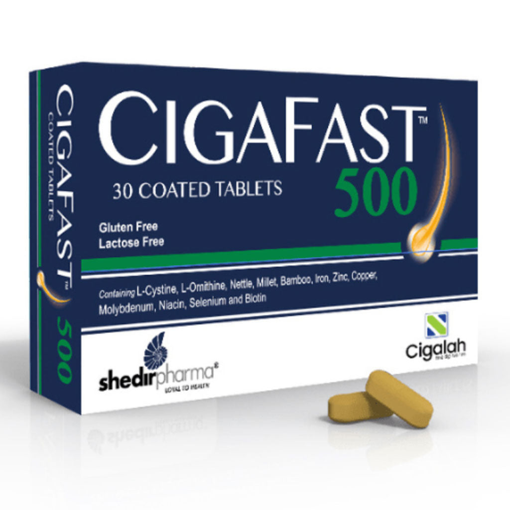 Cigafast 500 Coated Tablet Supplement For Strong Hair And Nails, Pack of 30's - Easy Pharmacy LLC