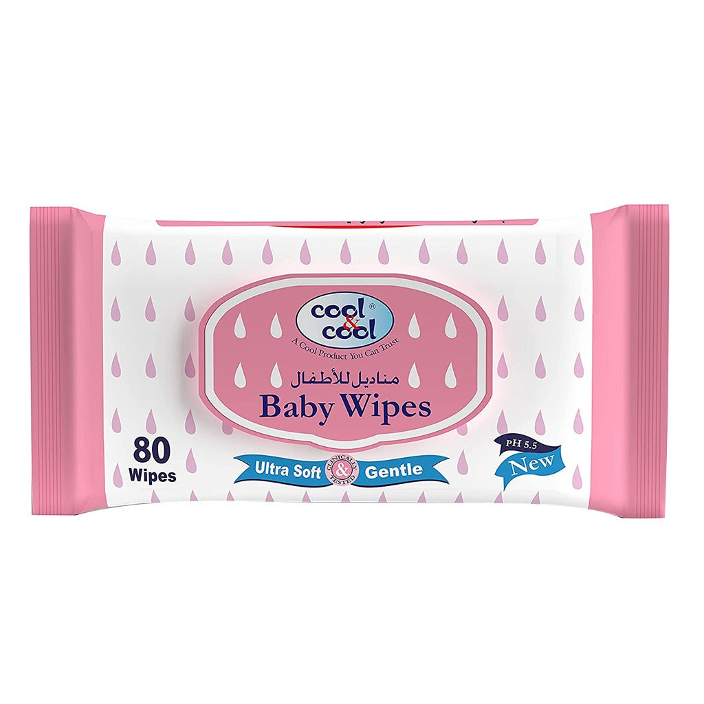 Cool & Cool Baby Wipes 80's Pack of 1's - Easy Pharmacy LLC