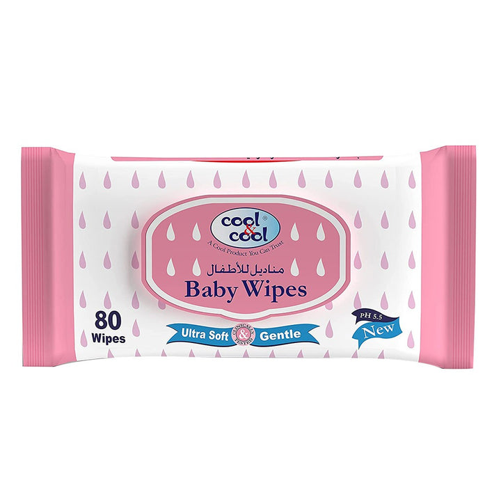 Cool & Cool Baby Wipes 80's Pack of 1's - Easy Pharmacy LLC