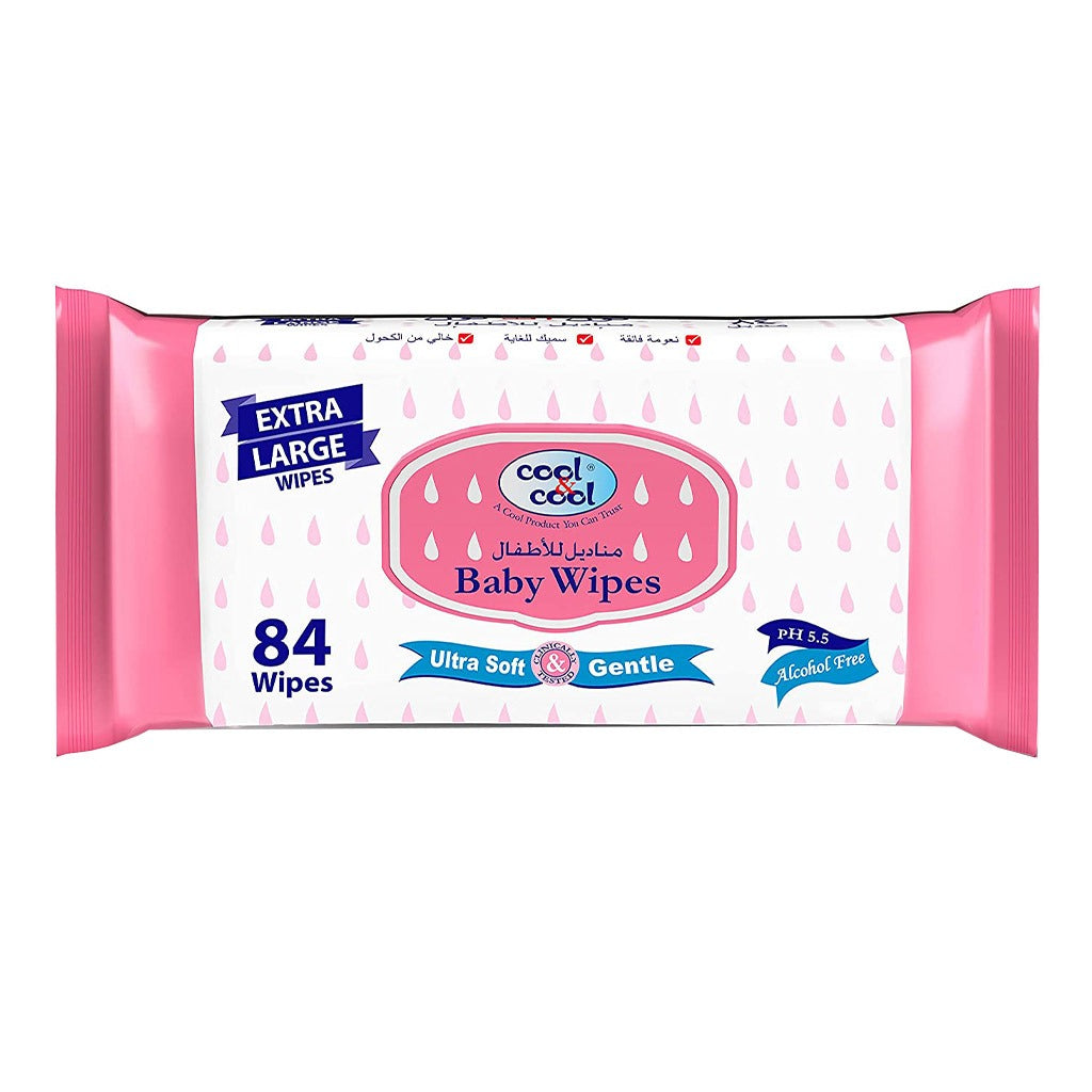 Cool & Cool Baby Wipes 84's Pack of 1's - Easy Pharmacy LLC
