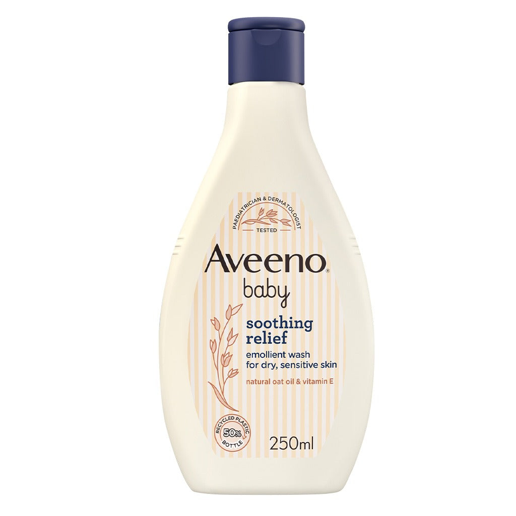 Aveeno Baby Soothing Relief Emollient Wash For Dry, Sensitive Skin 250ml - Easy Pharmacy LLC