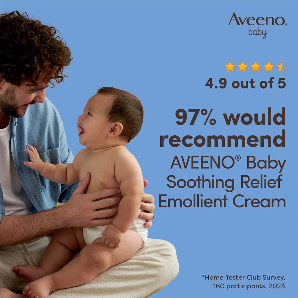 Aveeno Baby Soothing Relief Emollient Cream For Dry, Sensitive Skin 150ml - Easy Pharmacy LLC