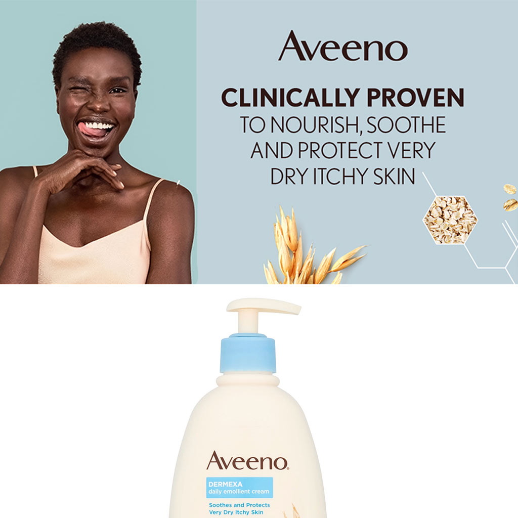 Aveeno Dermexa Daily Soothing Emollient Cream For Dry Itchy Skin 500ml - Easy Pharmacy LLC