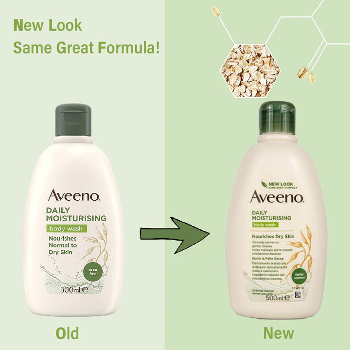 Aveeno Daily Moisturizing Body Wash For Normal To Dry Skin 500ml - Easy Pharmacy LLC