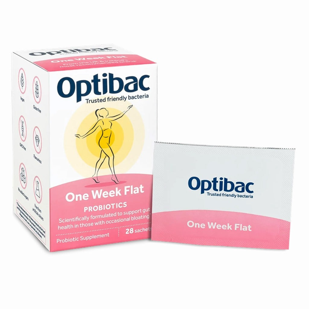 Optibac One Week Flat Probiotics Sachets 28's - Easy Pharmacy LLC