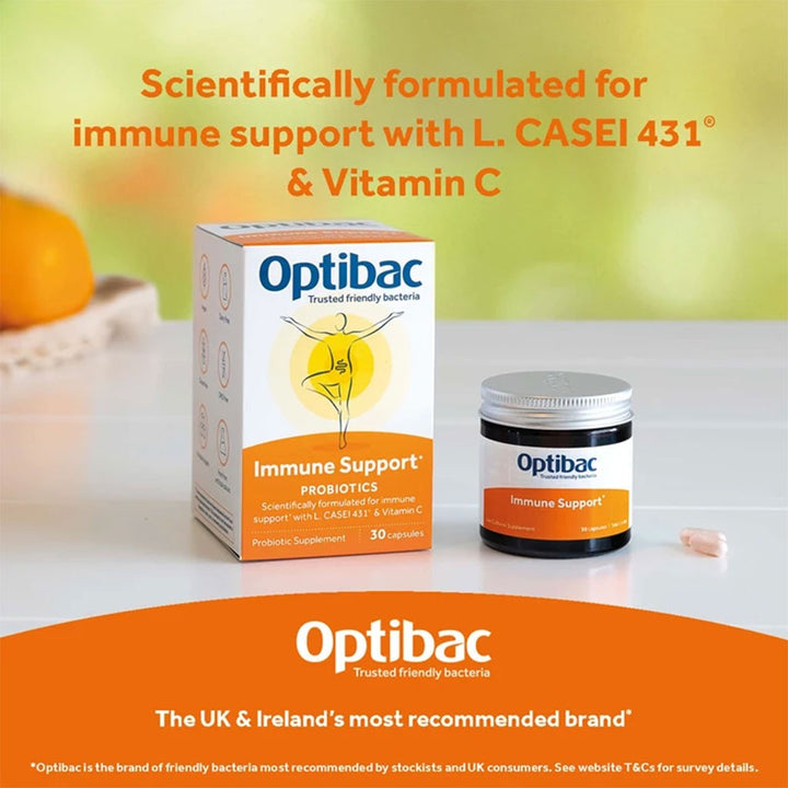Optibac Immune Support Probiotics Capsules 30's - Easy Pharmacy LLC