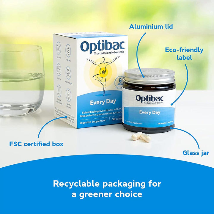 Optibac Every Day Probiotics Digestive Capsules 30's - Easy Pharmacy LLC