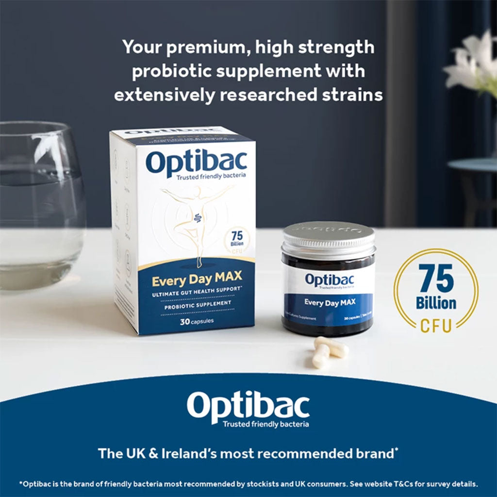 Optibac Every Day Max Probiotic Capsules 30's - Easy Pharmacy LLC