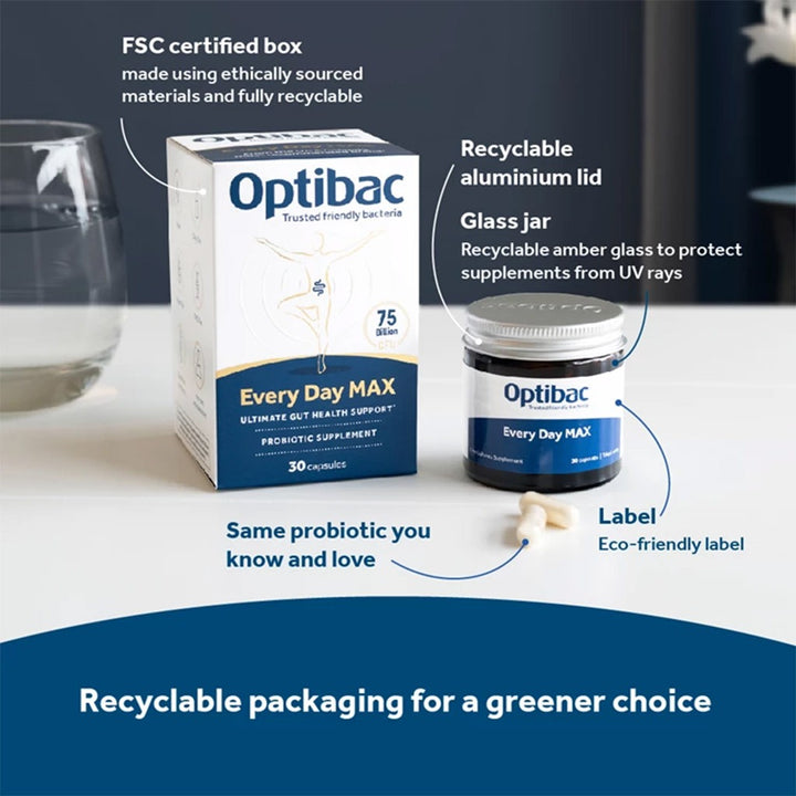 Optibac Every Day Max Probiotic Capsules 30's - Easy Pharmacy LLC