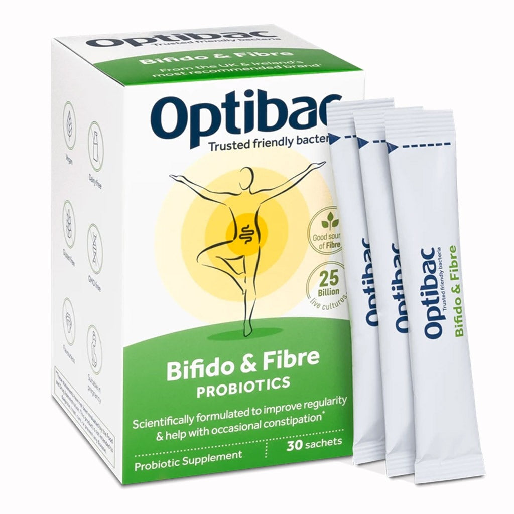 Optibac Bifido And Fibre Probiotics Sachets 30's - Easy Pharmacy LLC