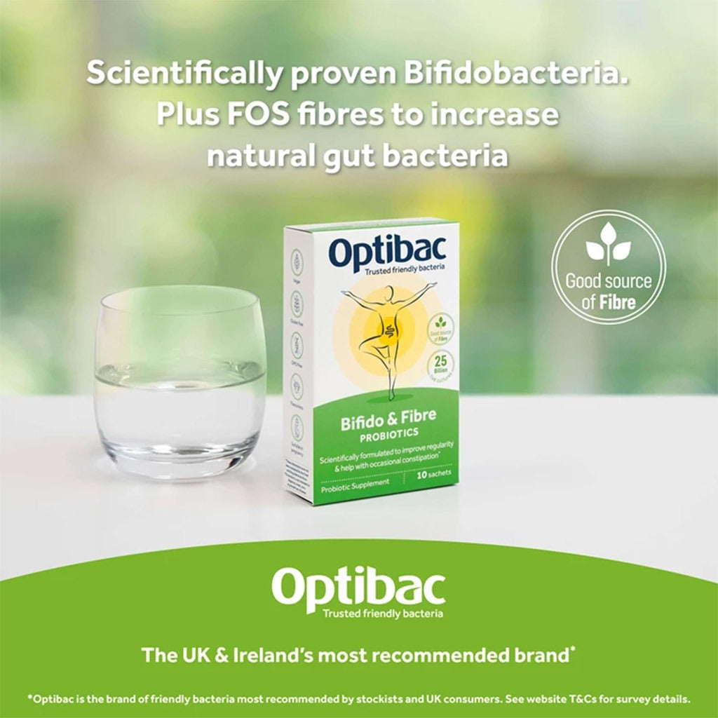 Optibac Bifido And Fibre Probiotics Sachets 30's - Easy Pharmacy LLC