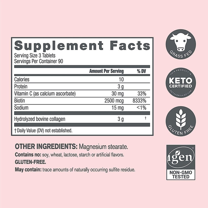 NeoCell Super Collagen + Vitamin C & Biotin Tablets For healthy skin, hair, nails & joints 180's - Easy Pharmacy LLC