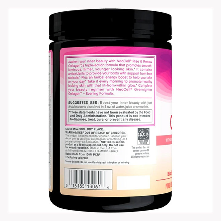 NeoCell Rise & Renew 3 In 1 Collagen Powder Blood Orange Apricot Flavor 264g - Easy Pharmacy LLC