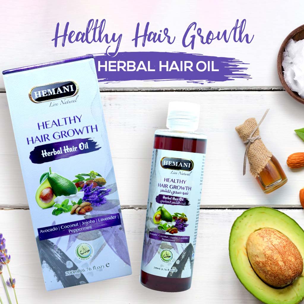 Hemani Healthy Hair Growth Herbal Hair Oil 200ml - Easy Pharmacy LLC