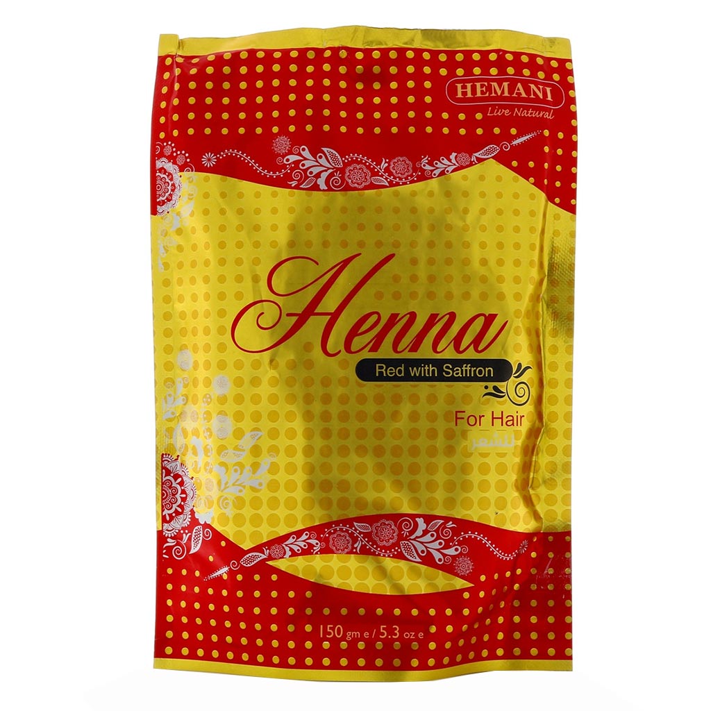 Hemani Henna Red Powder With Saffron 150g - Easy Pharmacy LLC