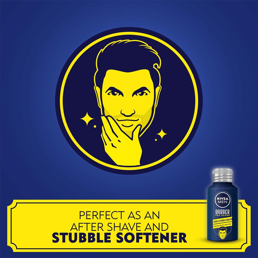 Nivea Men Barber Pro Range Skin + Stubble Beard Moisturizing Balm 125ml - Easy Pharmacy LLC