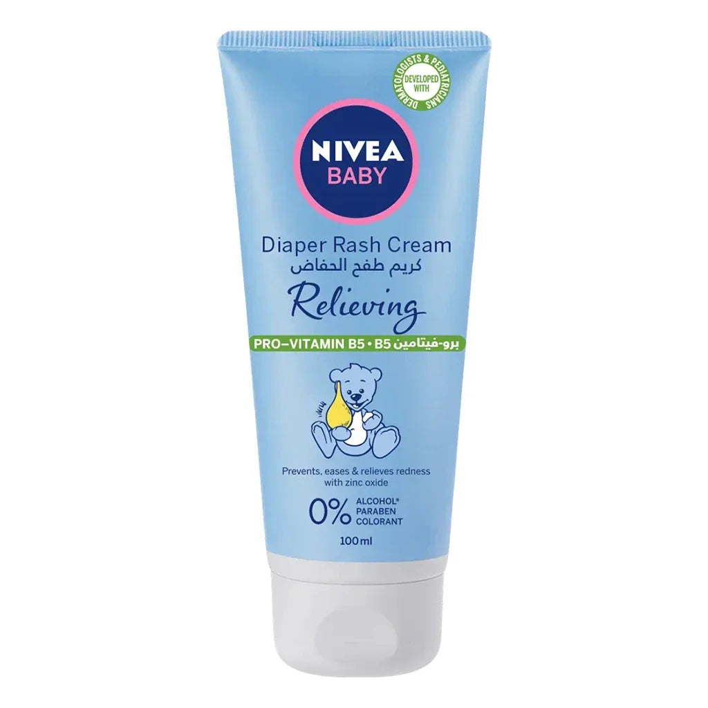 Nivea Baby Relieving Diaper Rash Cream With Pro-Vitamin B5 100ml - Easy Pharmacy LLC