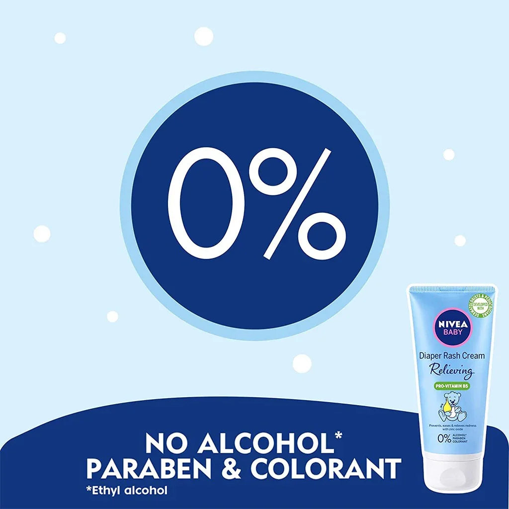 Nivea Baby Relieving Diaper Rash Cream With Pro-Vitamin B5 100ml - Easy Pharmacy LLC